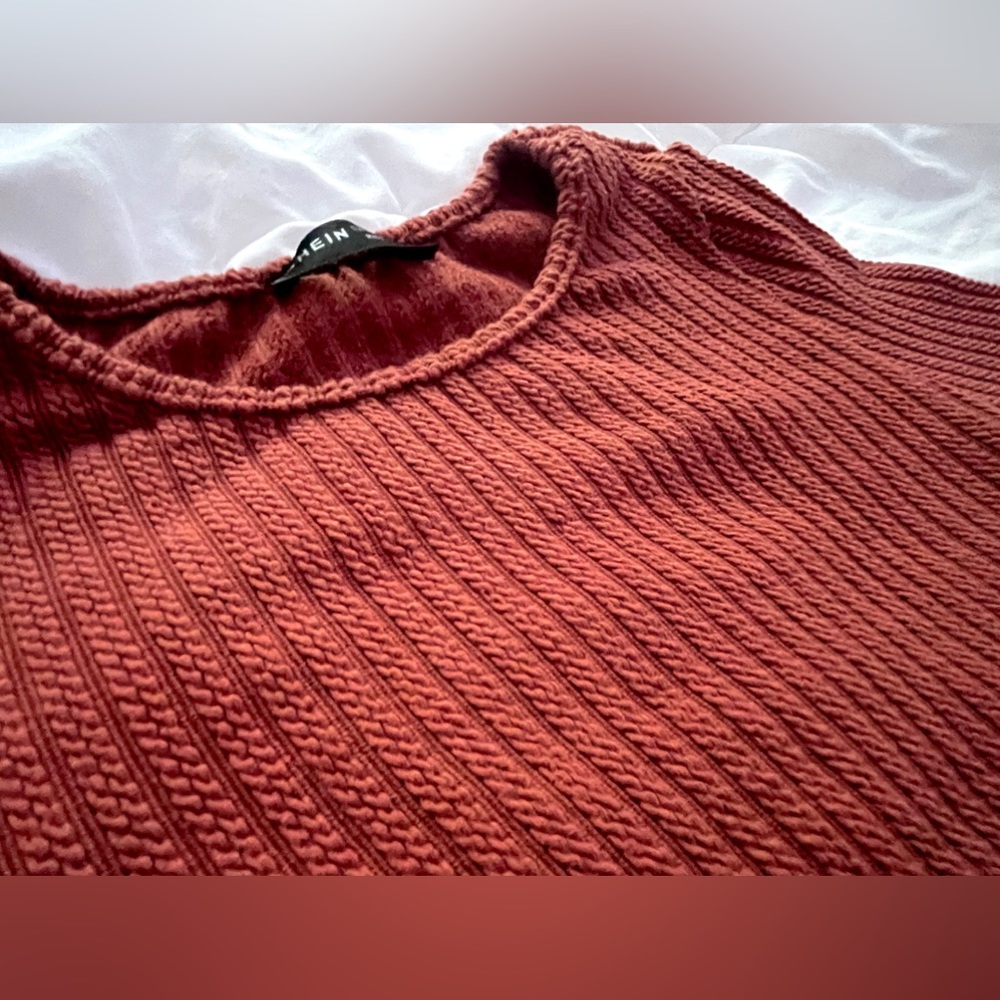 Redwood, Sexy,  Asymmetrical, round neck Long Sleeve crop top. Slim fit